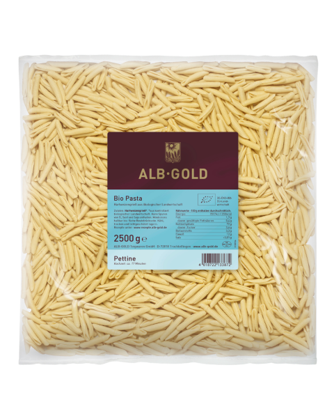 Alb-Gold Bio Hartweizen Pasta Pettine, 2,5 kg