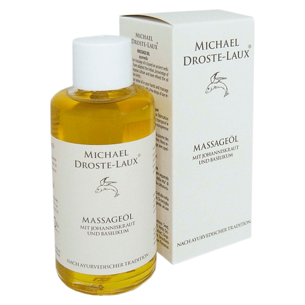 Michael Droste-Laux  Massageöl mit Johanniskraut und Basilikum