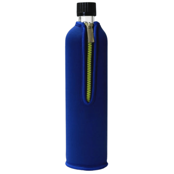 Biodora Glasflasche mit Neoprenbezug 500 ml