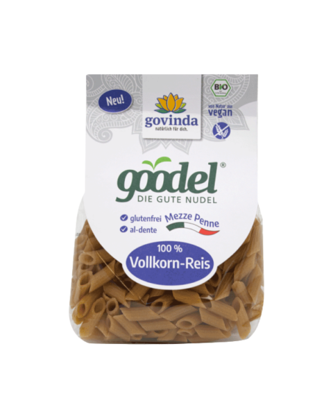 Govinda Bio Goodel Mezze Penne Vollkornreis, 250g