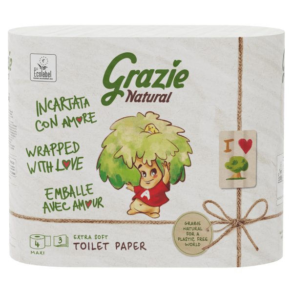 Grazie Natural Toilettenpapier Extra Soft