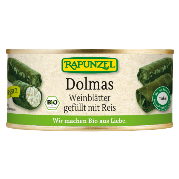 Rapunzel Bio Dolmas Weinblätter gefüllt mit Reis