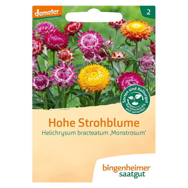 Bingenheimer Saatgut Bio Hohe Strohblume