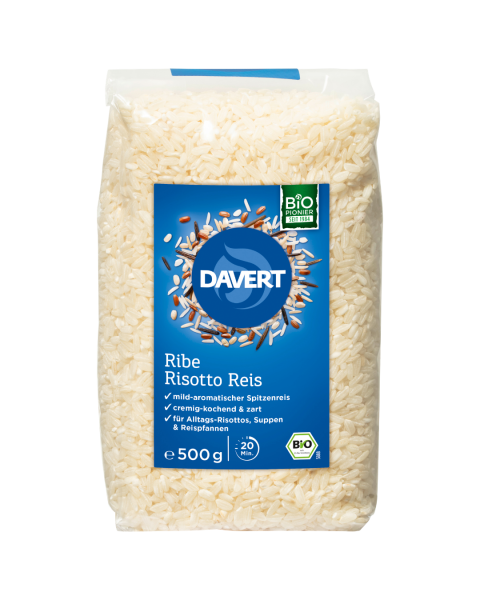 Davert Bio Risotto Reis Ribe, 500 g