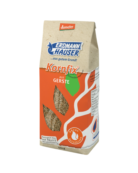 ErdmannHauser Bio Kornﬁx® Schnellkochgetreide aus Gerste