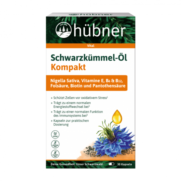 Hübner Schwarzkümmel-Öl Kapseln