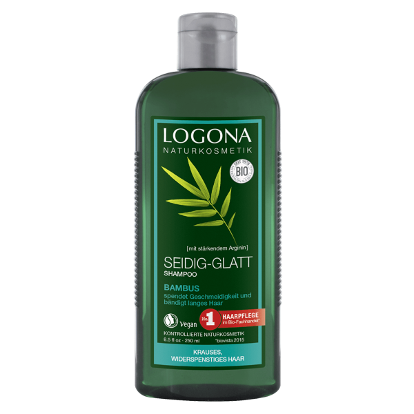 Logona Seidig-glatt Shampoo Bambus, 250ml