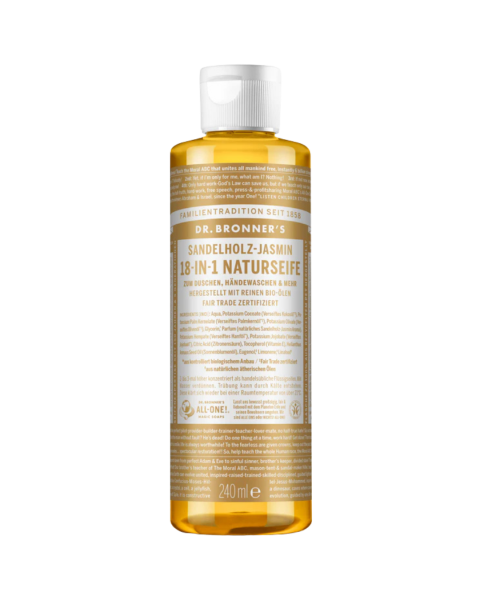 Dr. Bronners  Naturseife Sandelholz-Jasmin 18-in-1, 100 ml