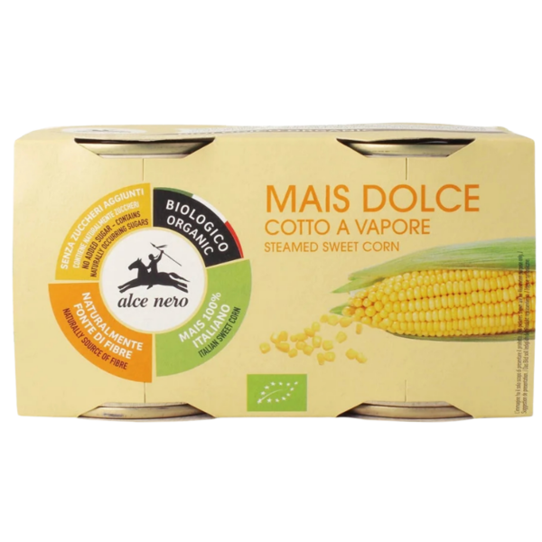 Alce Nero Bio Süßmais vakuumverpackt, 320 g