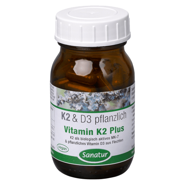 Sanatur Vitamin K2 Plus Vit. D3 pflanzlich