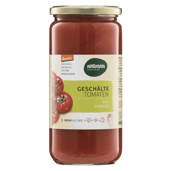 Naturata Bio Geschälte Tomaten in Tomatensaft