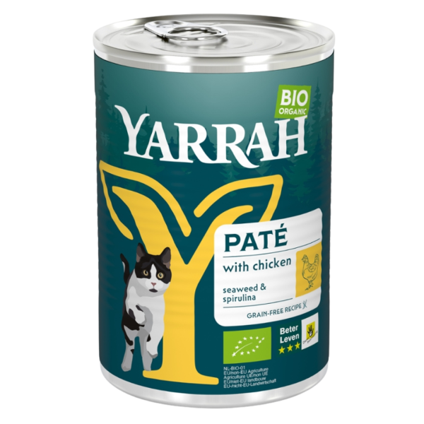 Yarrah Bio Katzenfutter Paté Huhn