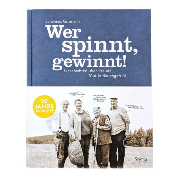 Sonnentor Jubiläumsbuch Wer spinnt gewinnt