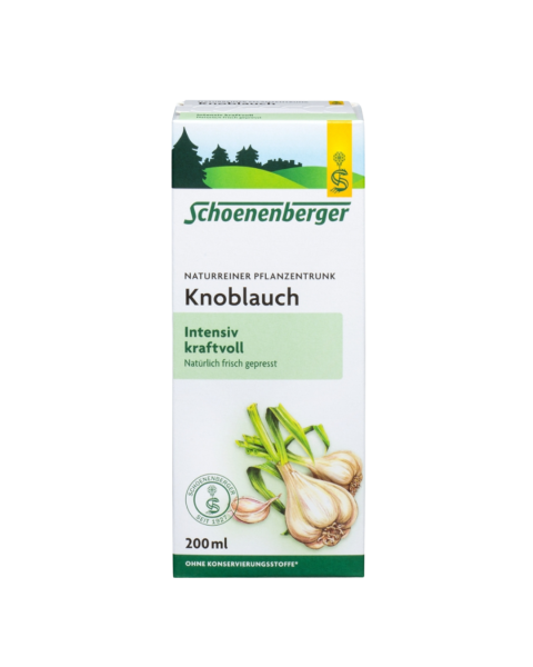 Schoenenberger Bio Knoblauch naturreiner Pflanzentrunk