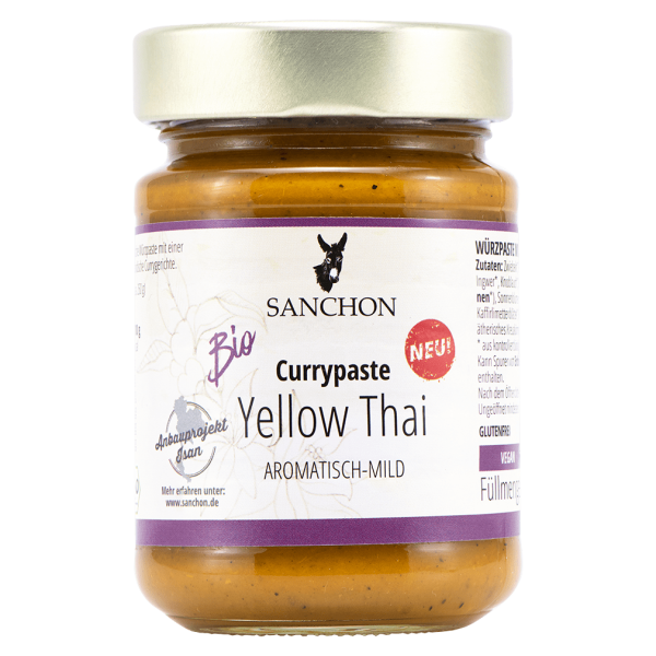 Sanchon Bio Currypaste Yellow Thai