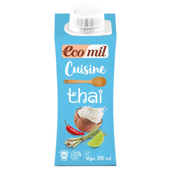 EcoMil Bio Cuisine Thai, Kokosbasis, 200ml MHD 19.11.2023