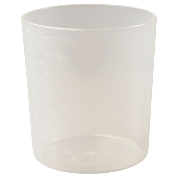 Klar Messbecher 150ml