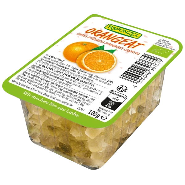 Rapunzel Bio Orangeat, gewürfelt