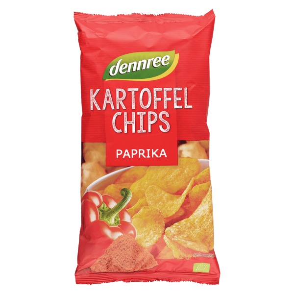 dennree Bio Kartoffelchips Paprika