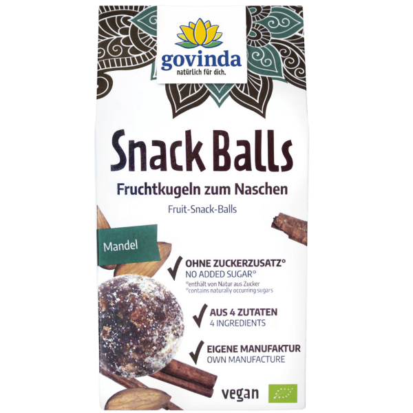 Govinda Bio Snack Balls Mandel