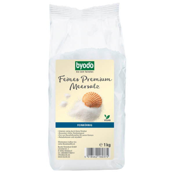 byodo Bio Feines Premium Meersalz, 1 kg