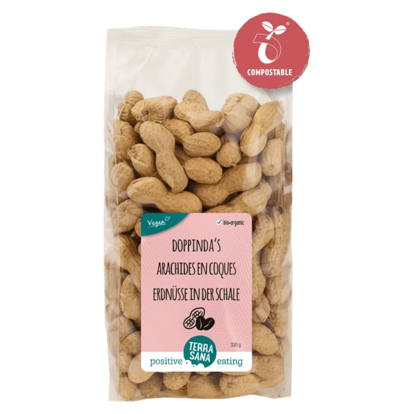 TerraSana Bio Erdnüsse in Schale, geröstet