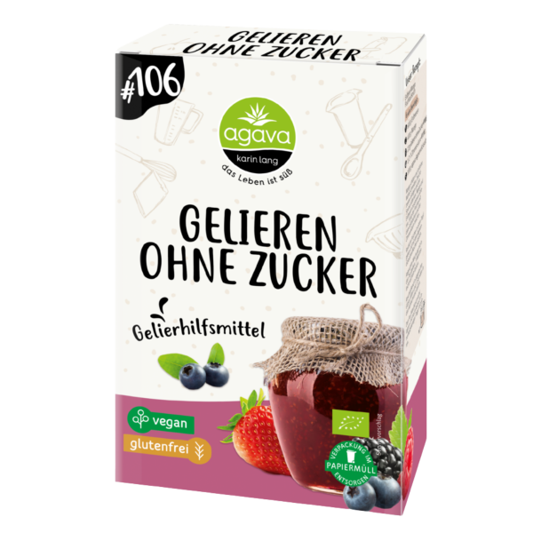 agava Bio Gelieren ohne Zucker
