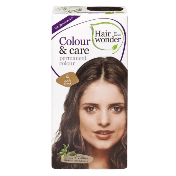 Hairwonder Farbe &amp; Pflege Dunkelblond 6