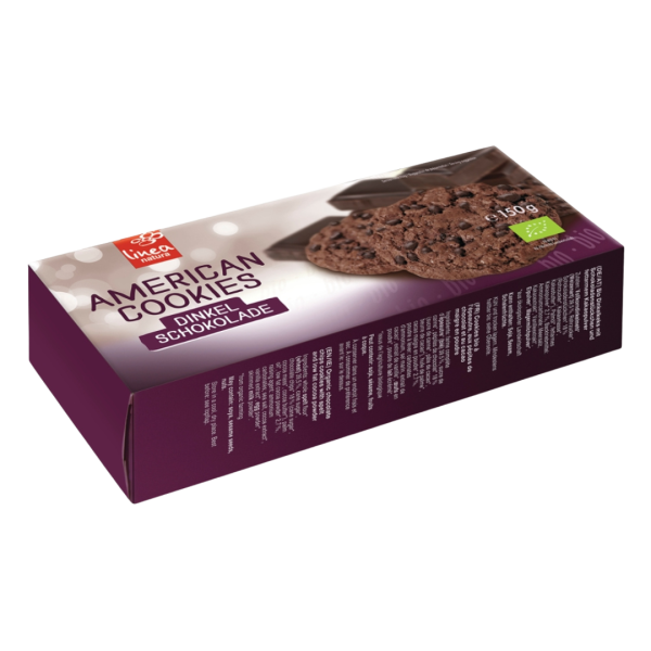 Linea Natura Bio American Cookies Dinkel Schokolade