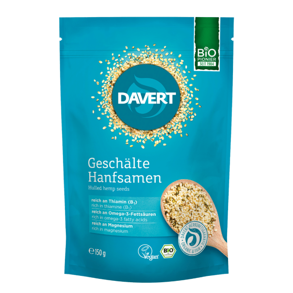 Davert Bio Geschälte Hanfsamen