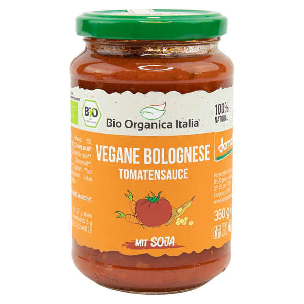 Bio Organica Italia Bio Vegane Bolognese Tomatensauce