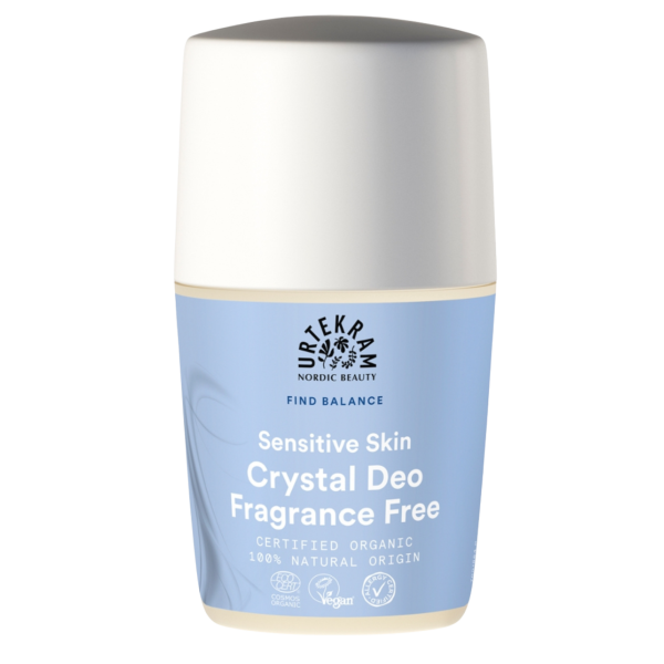 Urtekram Fragrance Free Sensitive Skin Crystal Deo 50 ml