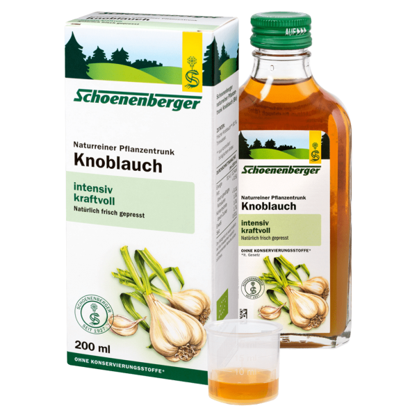 Schoenenberger Bio Knoblauch naturreiner Pflanzentrunk