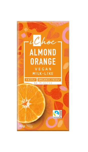 iChoc Bio Almond Orange