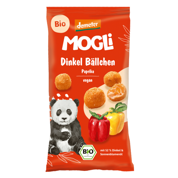 MOGLi Bio Dinkel Bällchen Paprika