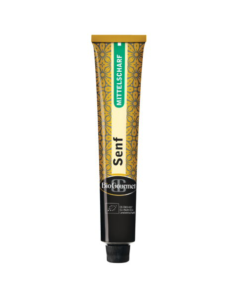 BioGourmet Bio Senf mittelscharf, 100ml