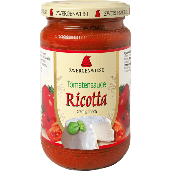Zwergenwiese Bio Tomatensauce Ricotta
