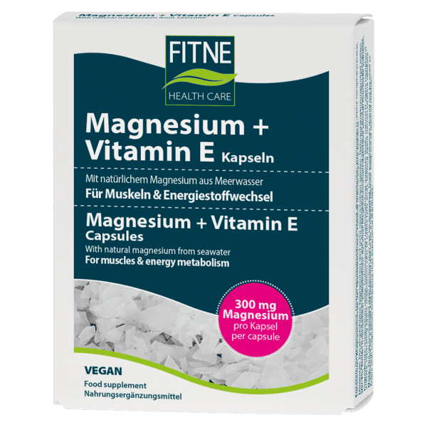 Fitne Magnesium Plus Vitamin E, 60 Kapseln