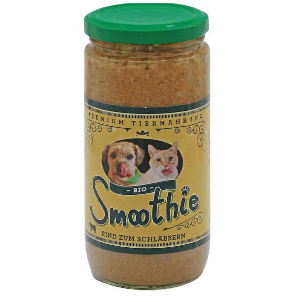 Wuff &amp; Mau Bio Hunde- &amp; Katzensnack Smoothie &quot;Rind&quot;