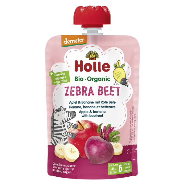 Holle Bio Zebra Beet, Apfel Banane Rote Bete