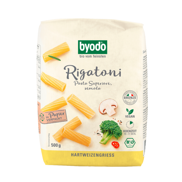 byodo Bio Rigatoni semola 500g