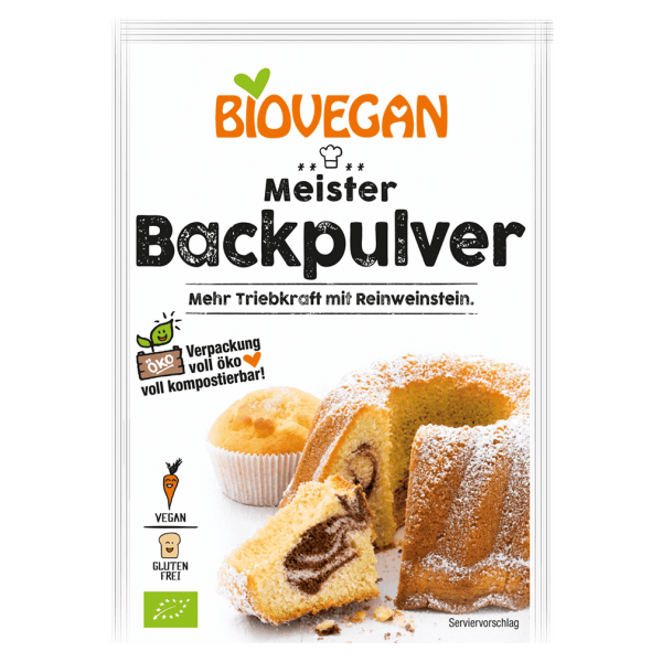 Biovegan Bio Meister Backpulver 3x17g