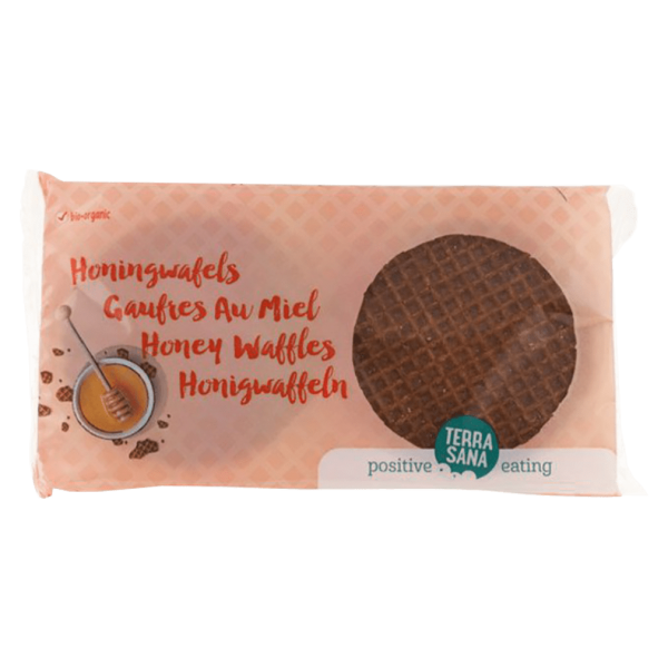 TerraSana Bio Honigwaffeln Agaven- &amp; Weizensirup