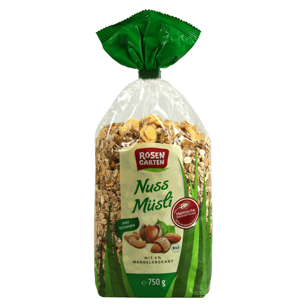 Rosengarten Bio Nuss Müsli