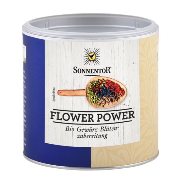 Sonnentor Bio Flower Power Gewürzblüten 200 g, Gastrodose klein