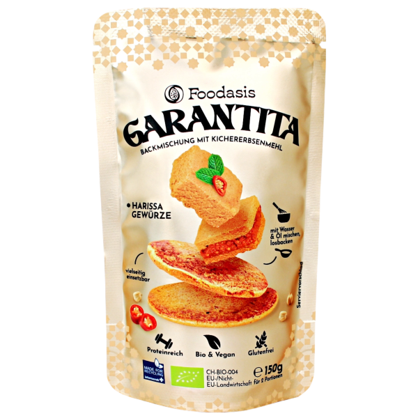 Foodasis Bio GARANTITA Harissa Backmischung - vegan