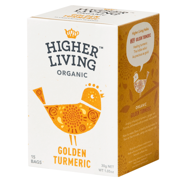 Higher Living Bio Golden Turmeric, 15Btl MHD 05.02.2024