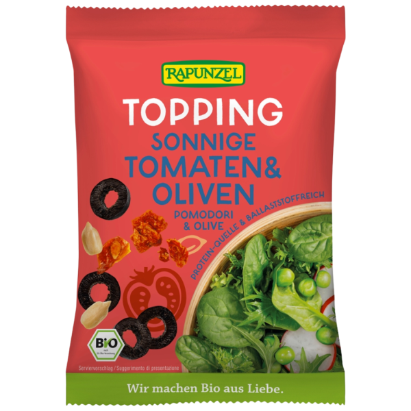Rapunzel Bio Topping Sonnige Tomaten &amp; Oliven