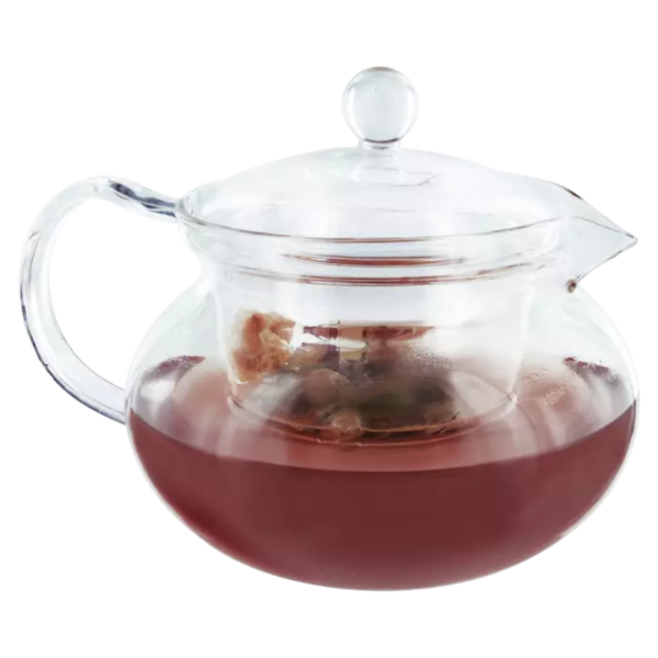 AROMANDISE Glas Teekanne, 0,45L
