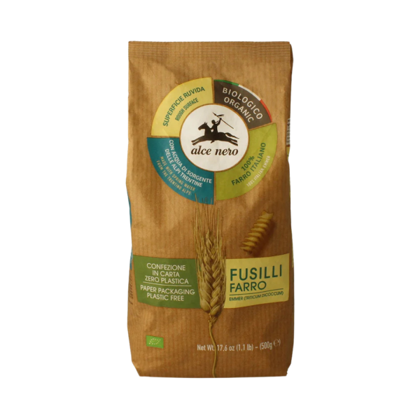 Alce Nero Bio Einkorn-Fusilli